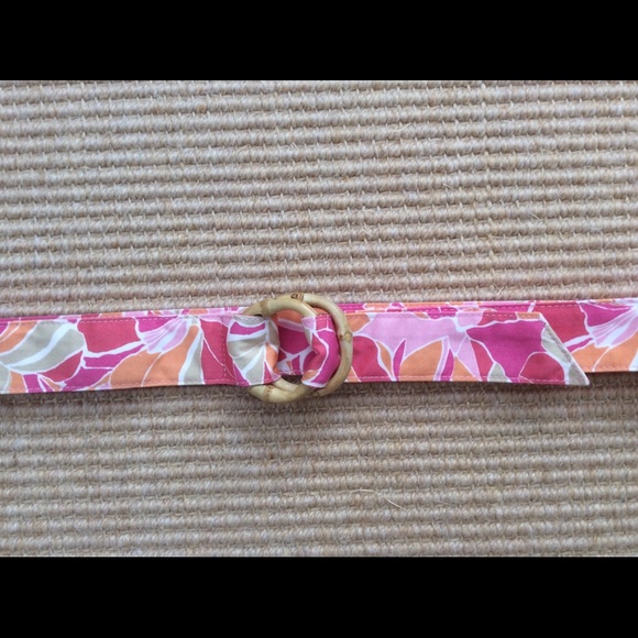 Talbots Fabric Adjustable Belt O-Ring Closure - Picture 2 of 8